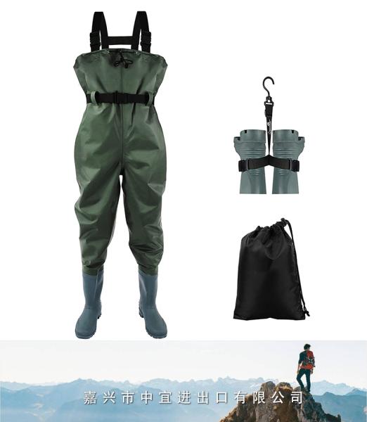 Fishing Chest Waders, Lightweight Bootfoot Waders