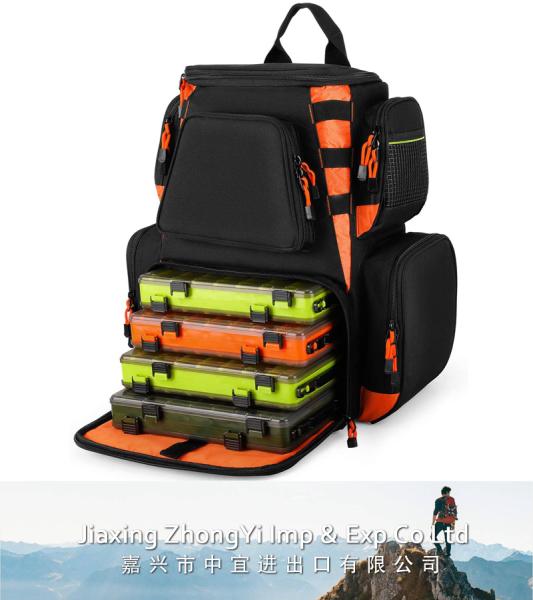 Fishing Tackle Backpack, Water Resistant Tackle Bag
