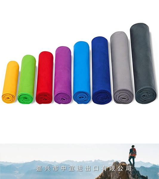 Fit-Flip Travel Towel, Soft Microfiber Camping Towel