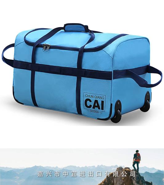 Foldable Duffle Bag, Waterproof Wheeled Duffle Bag