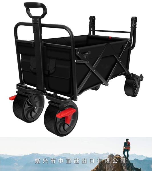 Folding Beach Wagon Cart