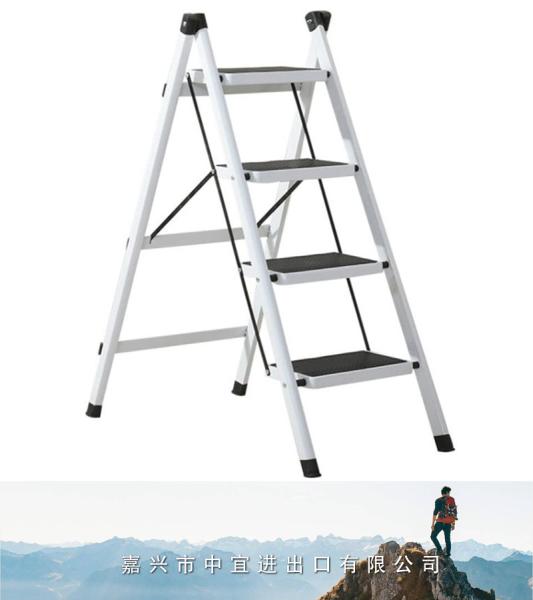 Folding Ladder Stools Stairs, Multifunction Home Renovation Herringbone Ladder
