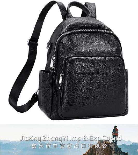Genuine Leather Backpack, Convertible Ladies Shoulder Bag