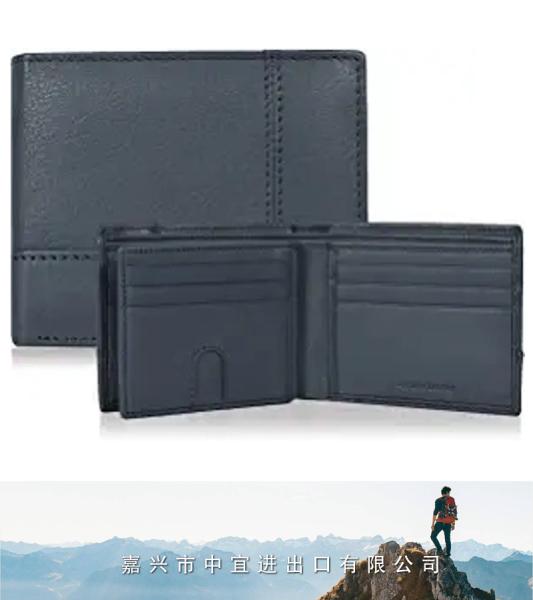 Genuine Slim RFID Wallet, Bifold Wallet