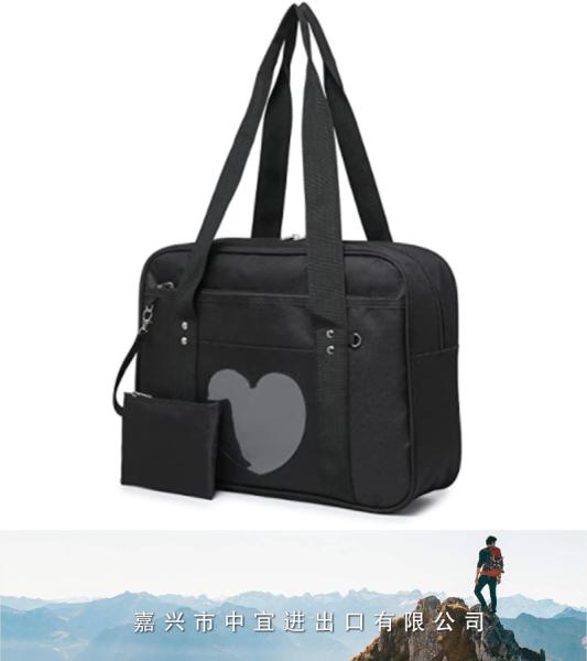 Heart Messenger Bag, Japanese School Bag