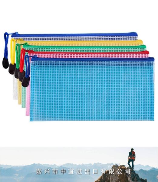 Invoice Holder Organizer, Zipper Envelope Pouch