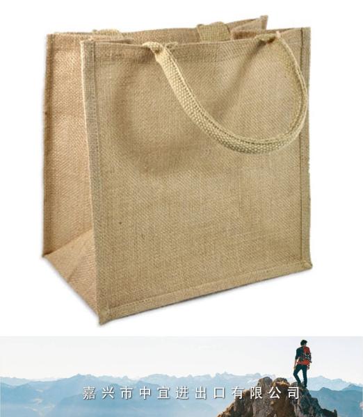 Jute Bag, Burlap Tote Bag