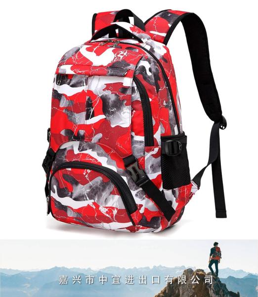 Kids Backpack, Camo Elementary School Bag
