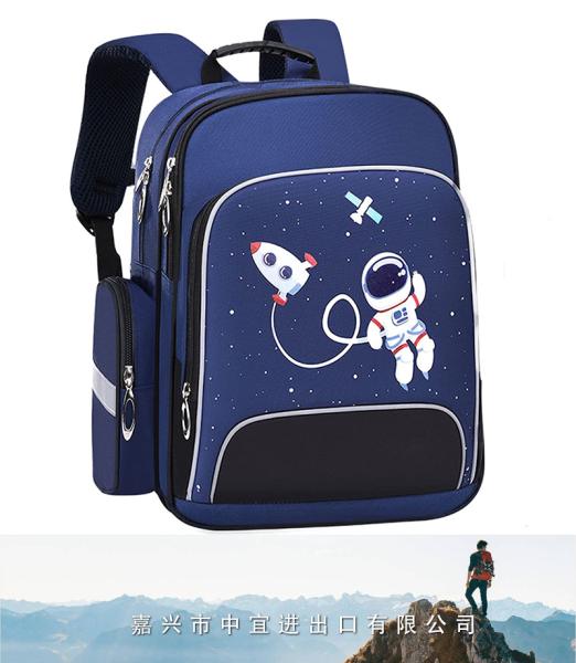 Kids Backpack, Cute Astronaut Cartoon Backpack