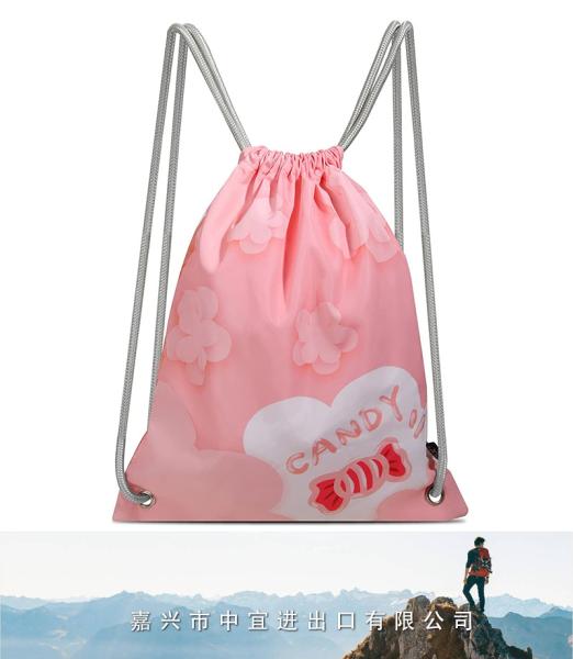 Kids Foldable Drawstring Bag