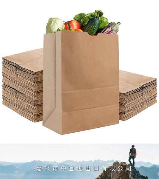 Kraft Brown Paper Bag, Kraft Brown Paper Grocery Bag