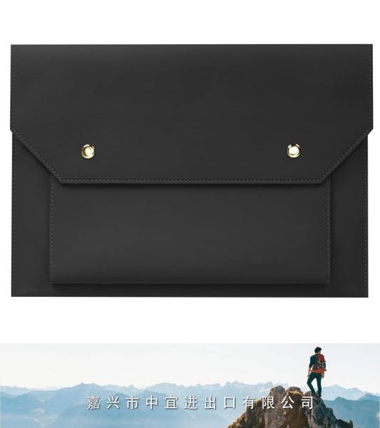 Laptop Sleeve, PU Leather Skinny Laptop Bag