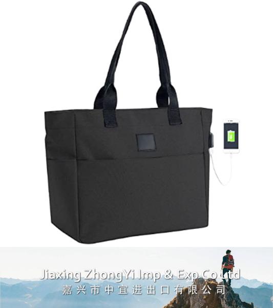 Laptop Tote Bag, USB Teacher Bag