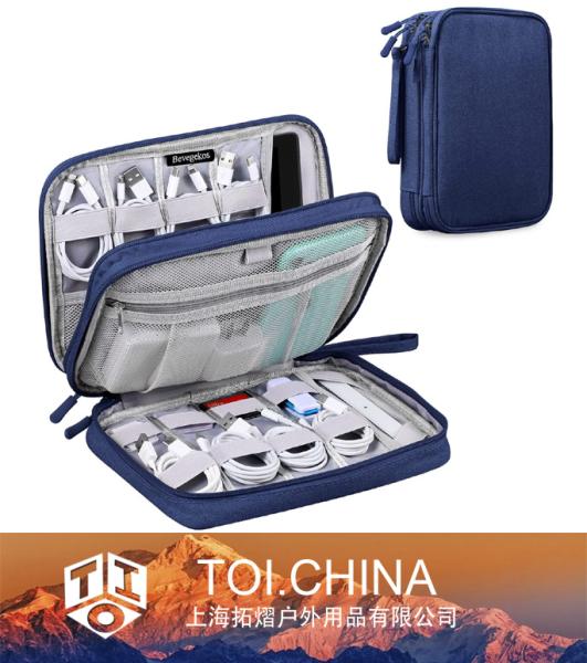 Large Travel Tech Organizer, Electronics Organizer Pouch Bag