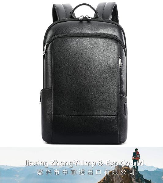 Leather Backpack, Business Laptop Backpack
