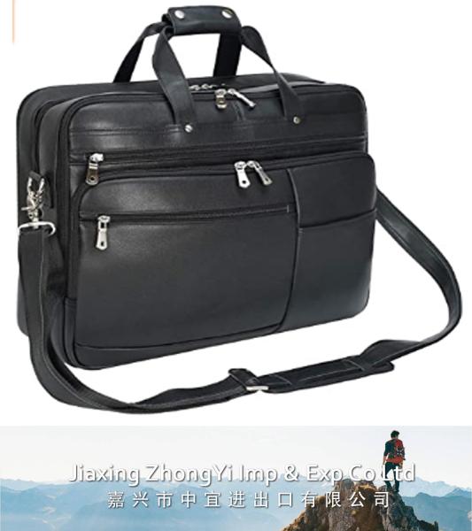 Leather Business Briefcase, Leather Laptop Case