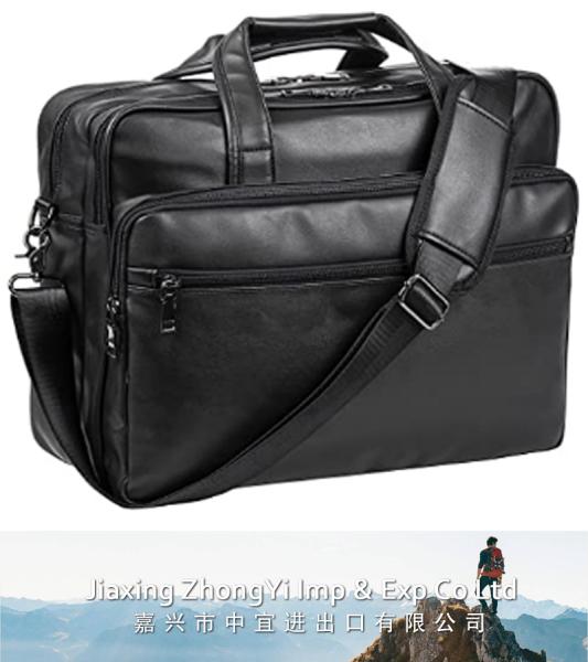 Leather Laptop Bag, Messenger Briefcase