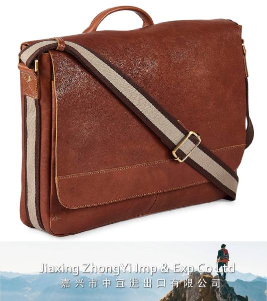 Leather Messenger Satchel, Shoulder Bag