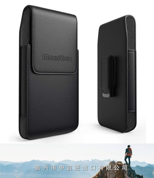 Leather Phone Pouch, Belt Clip Holster
