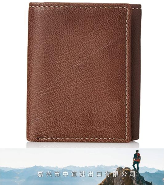 Leather RFID Blocking Trifold Wallet