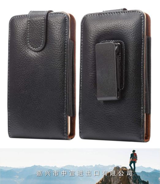 Leather Swivel Belt Clip Case