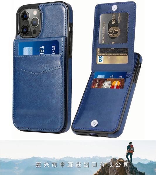 Leather Wallet Case, iPhone 12 Pro Wallet Case