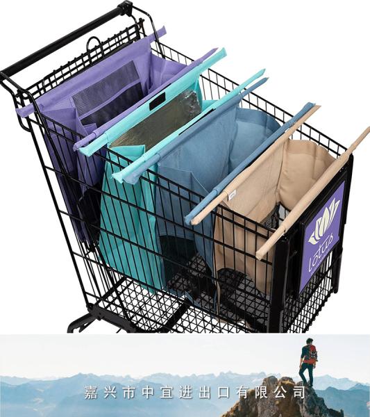 Lotus Trolley Bag, Reusable Grocery Cart Bag