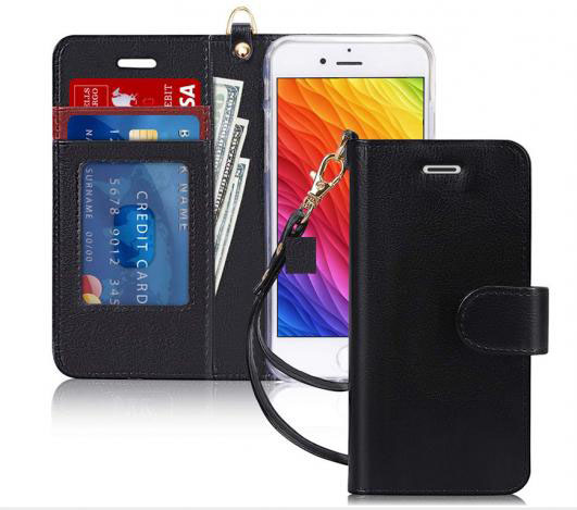 Luxury PU Leather Wallet Phone Case with Card Holder Flip Cover
