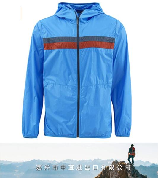 Mens Windshell Jacket, Water Resistant Coat