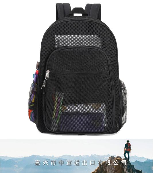 Mesh Backpack, College Student Backpack