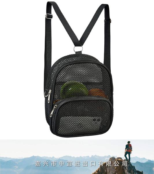 Mini Mesh Backpack, Fashion Mesh Shoulder Bag