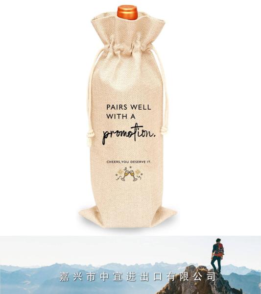 Natural Cotton Wine Bag