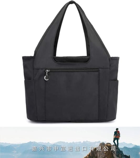 Nylon Lightweight Handbag, Women Waterproof Tote