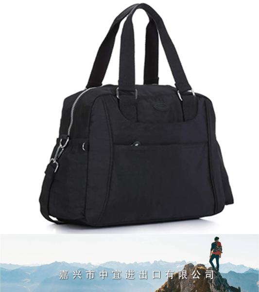 Nylon Travel Tote, Cross-Body Carry On Bag