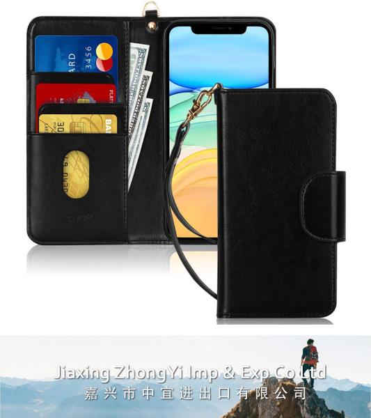 PU Leather Wallet Case, Flip Folio Cover