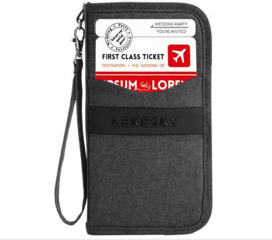 Passport Holder RFID Blocking Family Travel Wallet Passport Organizer