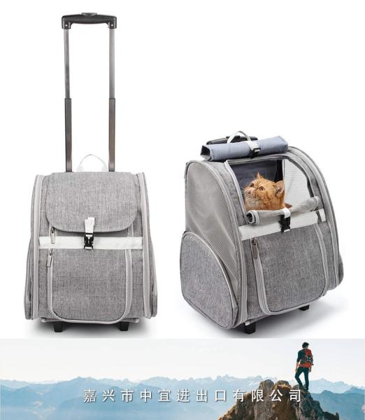 Pet Rolling Carrier, Dog Backpack