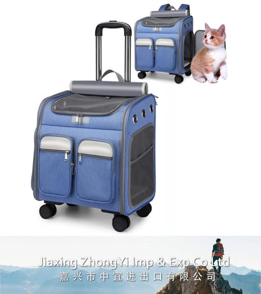 Pet Rolling Carrier, Travel Pet Carrier