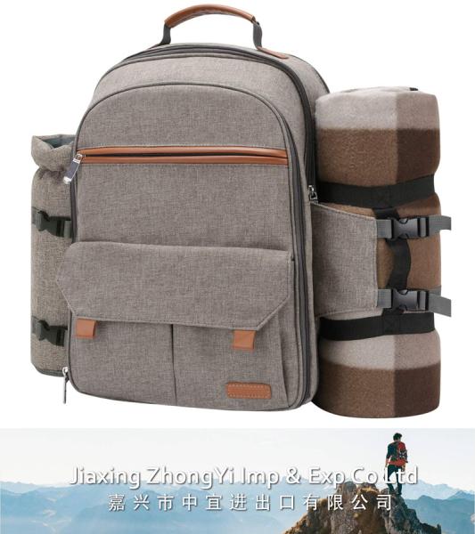 Picnic Backpack, Picnic Basket Set