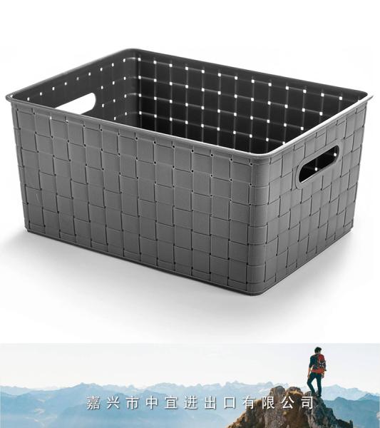 Plastic Basket, Multi Use Plastic Bin