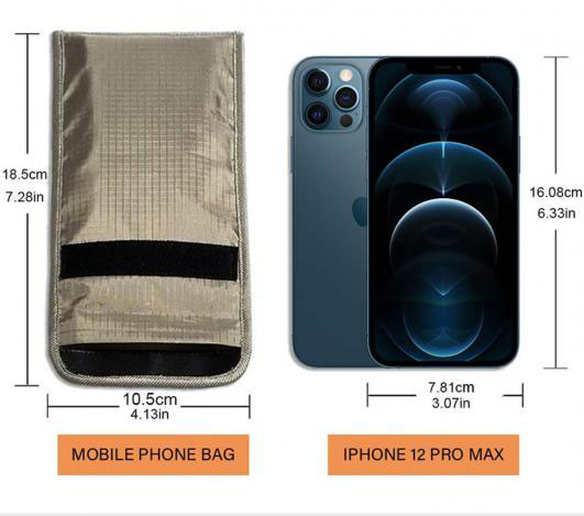 Protective Anti-Radiation Cage Signal Blocker Security Pouch Privacy Protection Faraday Bag