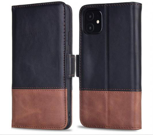 RFID Blocking Genuine Leather Folio Case Cover with Credit Card Holder