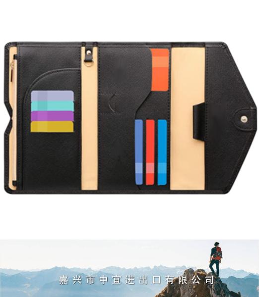 RFID Blocking Passport Holder, Travel Wallet