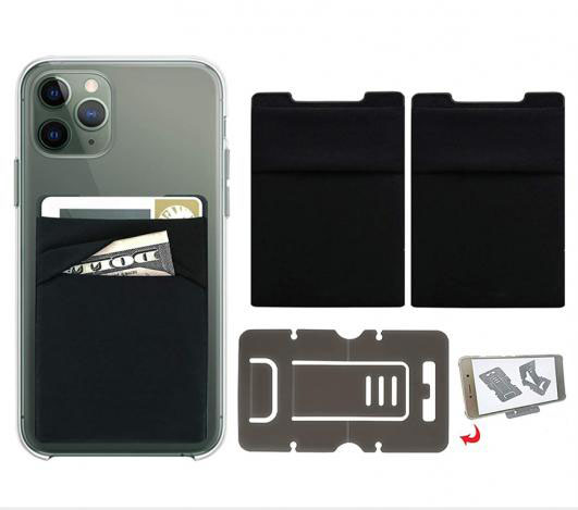 RFID Blocking Phone Card Wallet Double Credit Card Holder