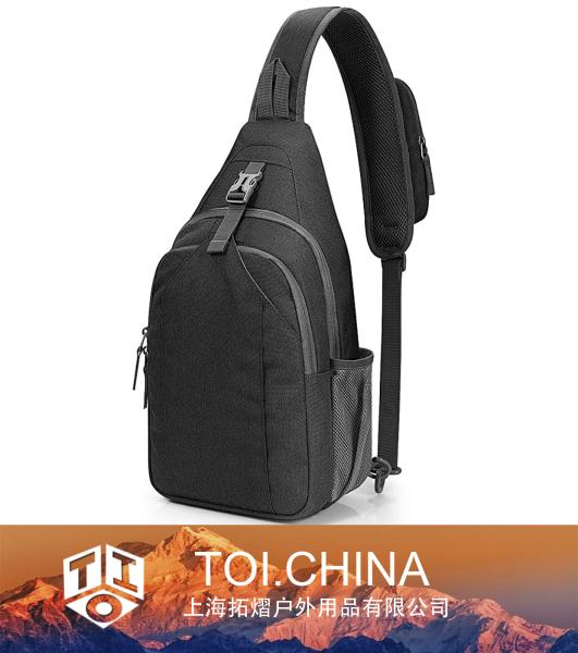 RFID Blocking Sling Backpack, RFID Blocking Crossbody Chest Bag