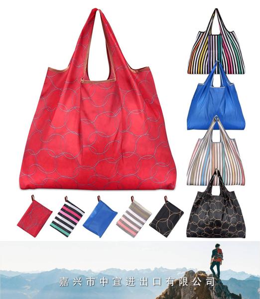 Reusable Grocery Bag, Eco-Friendly Folding Tote