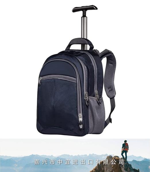 Rolling Backpack, Travel Commuter Wheeled Bag