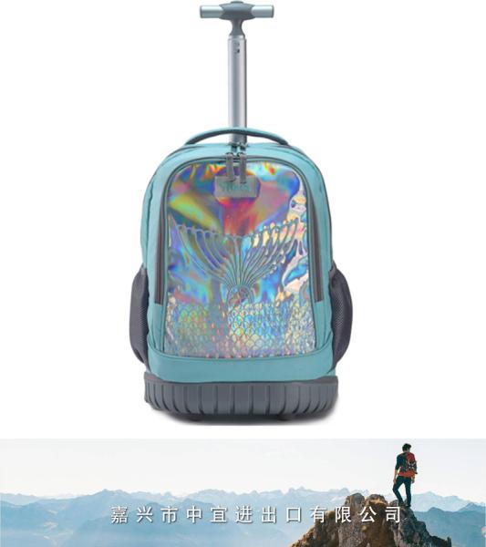 Rolling Backpack, Wheeled Cute Backpack