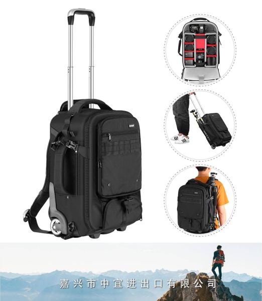 Rolling Camera Backpack, Trolley Case
