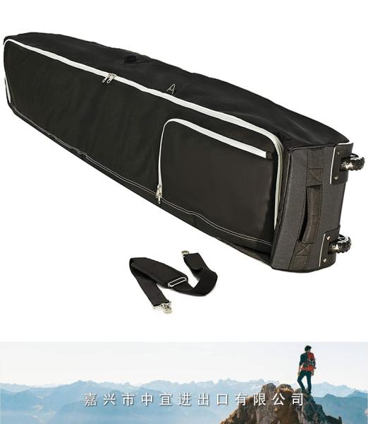 Rolling Double Ski Bag, Padded Ski Bag